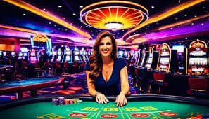 86jili live casino dealer session streaming on a mobile phone screen